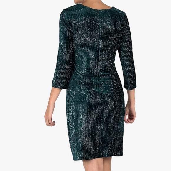 Julia Jordan sequin teal dress NWT - Picture 6 of 7